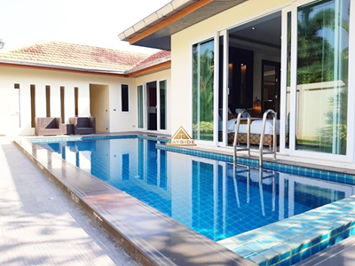 Whishering Plams 4 Bed Rooms 5 Baht Rooms Pool Villa House  - House - Pattaya East - 