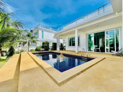 Pool Villa Pattaya Near Silverlake Na Jomtien 4 Beds 4 Baths for RENT - House - Na Jomtein 1 - 