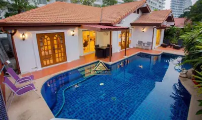 Beachside Pool Villa Jomtien 4 Beds 4 Baths for RENT - House - Jomtien - 